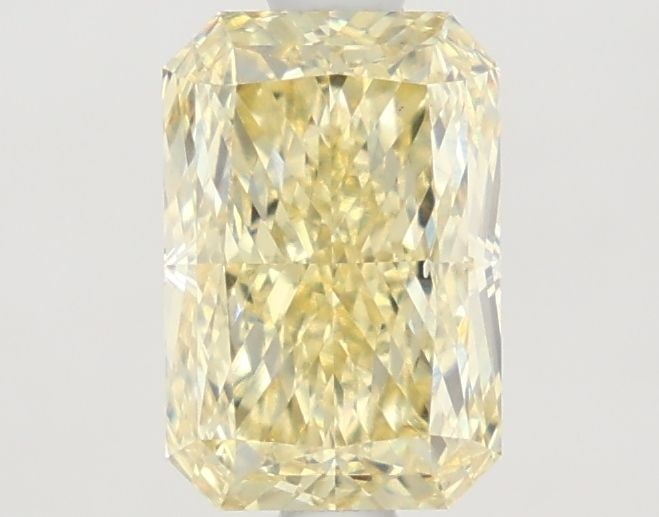 Loose Diamond - RADIANT 1.51ct Fancy Yellow VS1: Loose Diamond - RADIANT 1.51ct Fancy Yellow VS1 Source: This is a real non-mined Diamond that has been grown in a lab Shape: RADIANT Carats: 1.51 Color: Fancy Yellow Certification: IGI Video:
