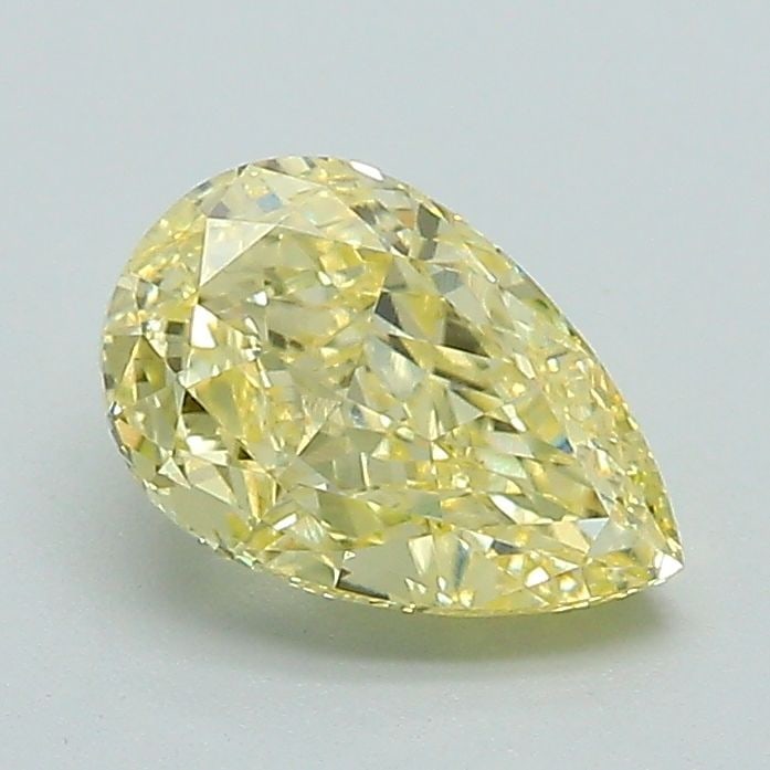 Loose Diamond - PEAR 1.12ct Fancy Vivid Yellow VS1: Loose Diamond - PEAR 1.12ct Fancy Vivid Yellow VS1 Source: This is a real non-mined Diamond that has been grown in a lab Shape: PEAR Carats: 1.12 Color: Fancy Vivid Yellow Certification: IGI Video: