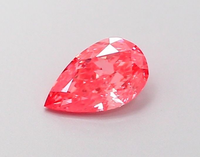 Loose Diamond - PEAR 0.4ct Fancy Vivid Pink VS1: Loose Diamond - PEAR 0.4ct Fancy Vivid Pink VS1 Source: This is a real non-mined Diamond that has been grown in a lab Shape: PEAR Carats: 0.4 Color: Fancy Vivid Pink Certification: IGI Video: