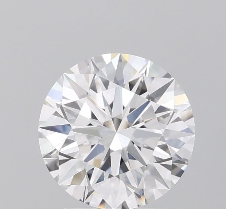 Ideal Loose Diamond - ROUND 2.07ct E VS1: Ideal Loose Diamond - ROUND 2.07ct E VS1 Source: This is a real non-mined Diamond that has been grown in a lab Shape: ROUND Carats: 2.07 Color: E Clarity: VS1 Certification: IGI Video: