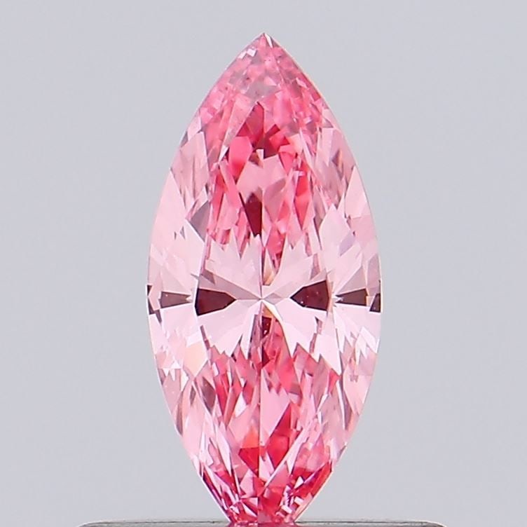 Loose Diamond - MARQUISE 0.35ct Fancy Vivid Pink VVS2: Loose Diamond - MARQUISE 0.35ct Fancy Vivid Pink VVS2 Source: This is a real non-mined Diamond that has been grown in a lab Shape: MARQUISE Carats: 0.35 Color: Fancy Vivid Pink Certification: NONE