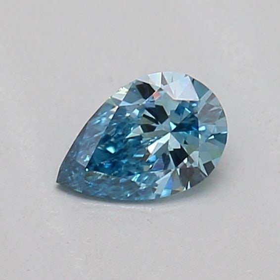 Loose Diamond - PEAR 0.16ct Fancy Vivid Blue VS1: Loose Diamond - PEAR 0.16ct Fancy Vivid Blue VS1 Source: This is a real non-mined Diamond that has been grown in a lab Shape: PEAR Carats: 0.16 Color: Fancy Vivid Blue Certification: IGI PLEASE NOTE: 