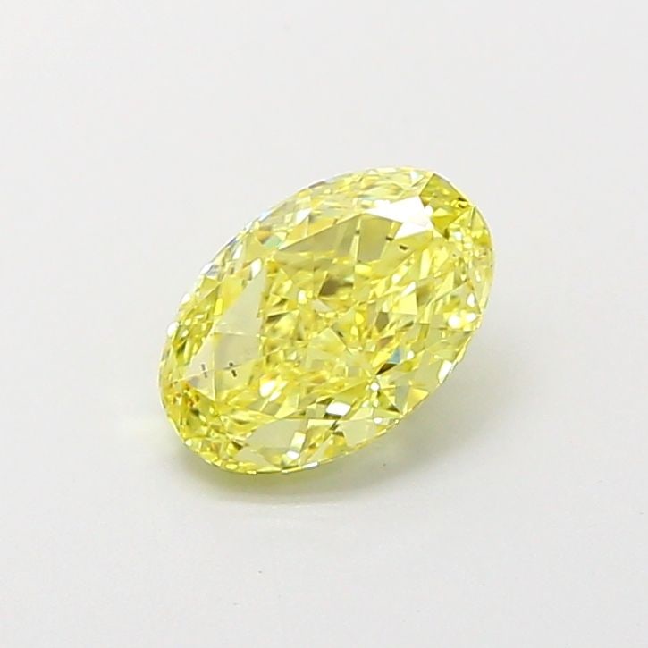 Loose Diamond - OVAL 1.08ct Fancy Vivid Yellow VS2: Loose Diamond - OVAL 1.08ct Fancy Vivid Yellow VS2 Source: This is a real non-mined Diamond that has been grown in a lab Shape: OVAL Carats: 1.08 Color: Fancy Vivid Yellow Certification: IGI Video: