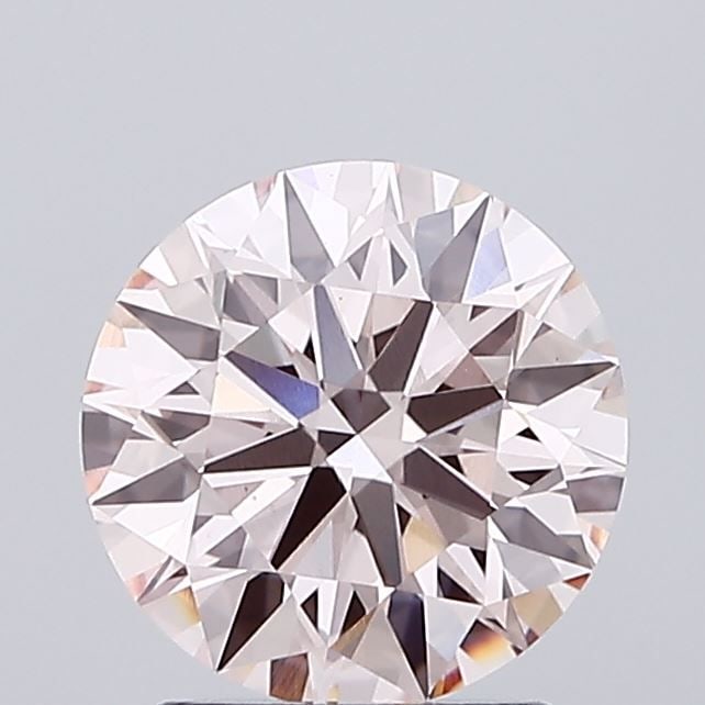 Ideal Loose Diamond - ROUND 2.03ct Fancy Pink VS1: Ideal Loose Diamond - ROUND 2.03ct Fancy Pink VS1 Source: This is a real non-mined Diamond that has been grown in a lab Shape: ROUND Carats: 2.03 Color: Fancy Pink Certification: IGI Video: