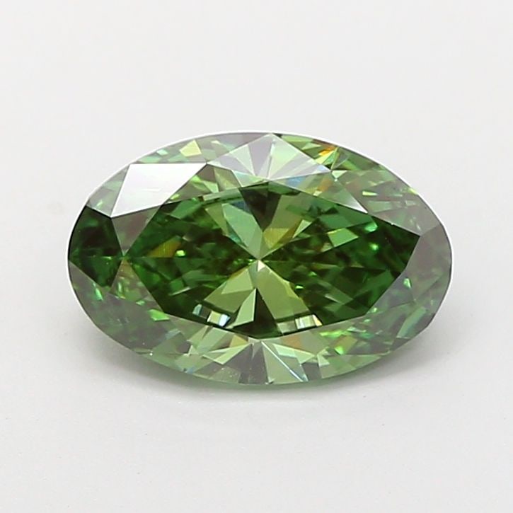 Loose Diamond - OVAL 2.05ct Fancy Vivid Green VS1: Loose Diamond - OVAL 2.05ct Fancy Vivid Green VS1 Source: This is a real non-mined Diamond that has been grown in a lab Shape: OVAL Carats: 2.05 Color: Fancy Vivid Green Certification: IGI Video: