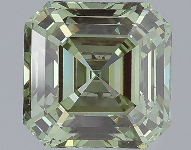Loose Diamond - ASSCHER 2.0ct Fancy Vivid Green VS2: Loose Diamond - ASSCHER 2.0ct Fancy Vivid Green VS2 Source: This is a real non-mined Diamond that has been grown in a lab Shape: ASSCHER Carats: 2.0 Color: Fancy Vivid Green Certification: IGI Video: