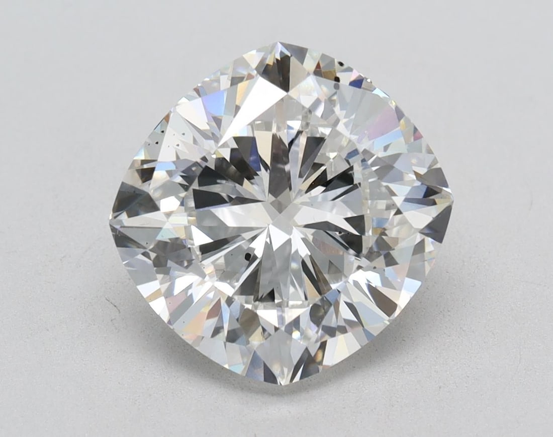 Loose Diamond - CUSHION BRILLIANT 3.01ct G SI1: Loose Diamond - CUSHION BRILLIANT 3.01ct G SI1 Source: This is a real non-mined Diamond that has been grown in a lab Shape: CUSHION BRILLIANT Carats: 3.01 Color: G Clarity: SI1 Certification: IGI Vide