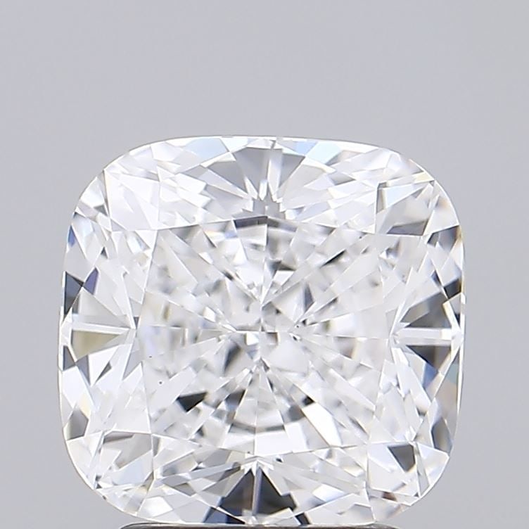 Loose Diamond - CUSHION MODIFIED 2.61ct D VS1: Loose Diamond - CUSHION MODIFIED 2.61ct D VS1 Source: This is a real non-mined Diamond that has been grown in a lab Shape: CUSHION MODIFIED Carats: 2.61 Color: D Clarity: VS1 Certification: IGI Video: