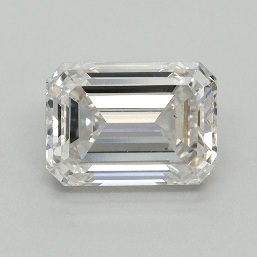 Loose Diamond - EMERALD 1.56ct F VS2: Loose Diamond - EMERALD 1.56ct F VS2 Source: This is a real non-mined Diamond that has been grown in a lab Shape: EMERALD Carats: 1.56 Color: F Clarity: VS2 Certification: NONE Video: