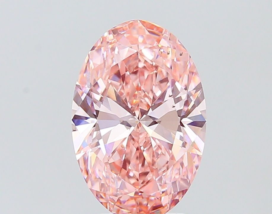 Loose Diamond - OVAL 3.52ct Fancy Vivid Pink VS2: Loose Diamond - OVAL 3.52ct Fancy Vivid Pink VS2 Source: This is a real non-mined Diamond that has been grown in a lab Shape: OVAL Carats: 3.52 Color: Fancy Vivid Pink Certification: IGI Video: