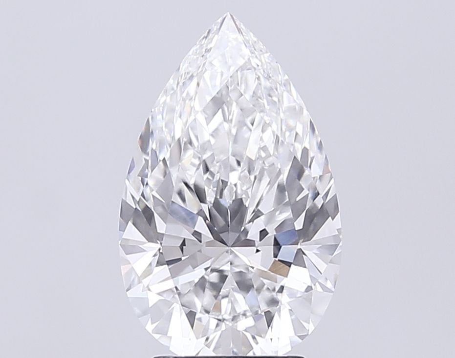 Loose Diamond - PEAR 3.56ct E VVS2: Loose Diamond - PEAR 3.56ct E VVS2 Source: This is a real non-mined Diamond that has been grown in a lab Shape: PEAR Carats: 3.56 Color: E Clarity: VVS2 Certification: IGI Video: