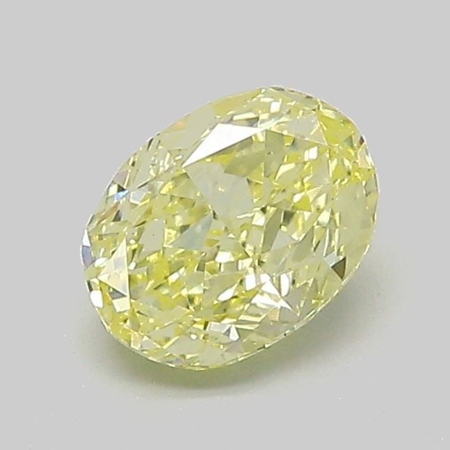 Loose Diamond - OVAL 0.83ct Fancy Yellow VS1: Loose Diamond - OVAL 0.83ct Fancy Yellow VS1 Source: This is a real non-mined Diamond that has been grown in a lab Shape: OVAL Carats: 0.83 Color: Fancy Yellow Certification: IGI Video: