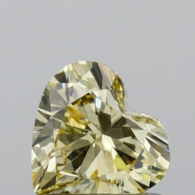 Loose Diamond - HEART 0.55ct Fancy Intense Yellow VVS2: Loose Diamond - HEART 0.55ct Fancy Intense Yellow VVS2 Source: This is a real non-mined Diamond that has been grown in a lab Shape: HEART Carats: 0.55 Color: Fancy Intense Yellow Certification: IGI Vi