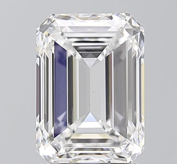 Loose Diamond - EMERALD 2.51ct D VVS2: Loose Diamond - EMERALD 2.51ct D VVS2 Source: This is a real non-mined Diamond that has been grown in a lab Shape: EMERALD Carats: 2.51 Color: D Clarity: VVS2 Certification: IGI PLEASE NOTE: Framed, L