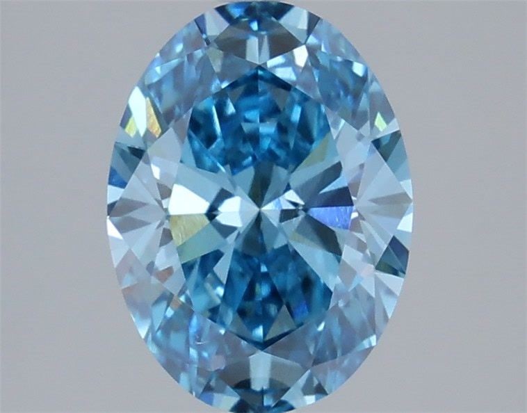 Loose Diamond - OVAL 2.0ct Fancy Vivid Blue VS1: Loose Diamond - OVAL 2.0ct Fancy Vivid Blue VS1 Source: This is a real non-mined Diamond that has been grown in a lab Shape: OVAL Carats: 2.0 Color: Fancy Vivid Blue Certification: IGI Video: