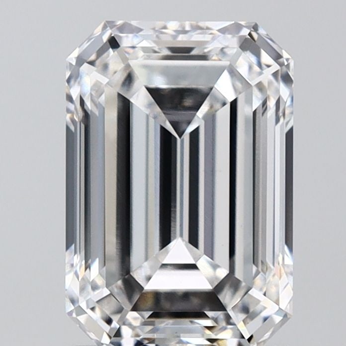 Loose Diamond - EMERALD 1.57ct E VVS2: Loose Diamond - EMERALD 1.57ct E VVS2 Source: This is a real non-mined Diamond that has been grown in a lab Shape: EMERALD Carats: 1.57 Color: E Clarity: VVS2 Certification: IGI Video:
