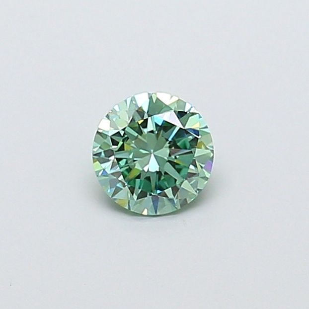 Loose Diamond - ROUND 0.55ct Fancy Vivid Green VS1: Loose Diamond - ROUND 0.55ct Fancy Vivid Green VS1 Source: This is a real non-mined Diamond that has been grown in a lab Shape: ROUND Carats: 0.55 Color: Fancy Vivid Green Certification: IGI Video: