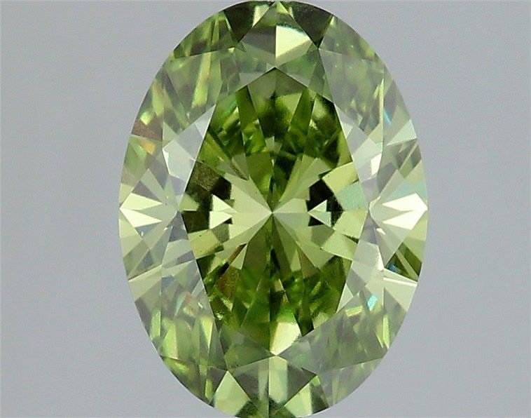 Loose Diamond - OVAL 1.83ct Fancy Vivid Green VS1: Loose Diamond - OVAL 1.83ct Fancy Vivid Green VS1 Source: This is a real non-mined Diamond that has been grown in a lab Shape: OVAL Carats: 1.83 Color: Fancy Vivid Green Certification: IGI Video: