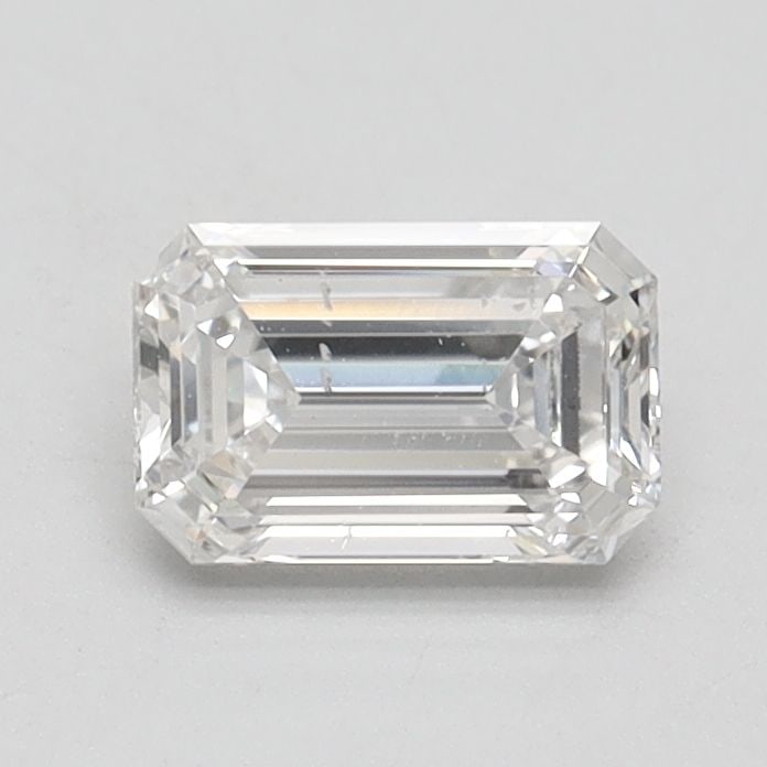 Loose Diamond - EMERALD 0.71ct F SI1: Loose Diamond - EMERALD 0.71ct F SI1 Source: This is a real non-mined Diamond that has been grown in a lab Shape: EMERALD Carats: 0.71 Color: F Clarity: SI1 Certification: IGI Video: