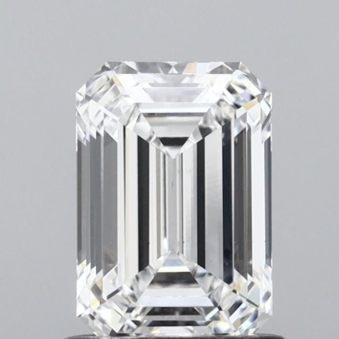 Loose Diamond - EMERALD 1.11ct D VS1: Loose Diamond - EMERALD 1.11ct D VS1 Source: This is a real non-mined Diamond that has been grown in a lab Shape: EMERALD Carats: 1.11 Color: D Clarity: VS1 Certification: IGI PLEASE NOTE: Framed, Lar