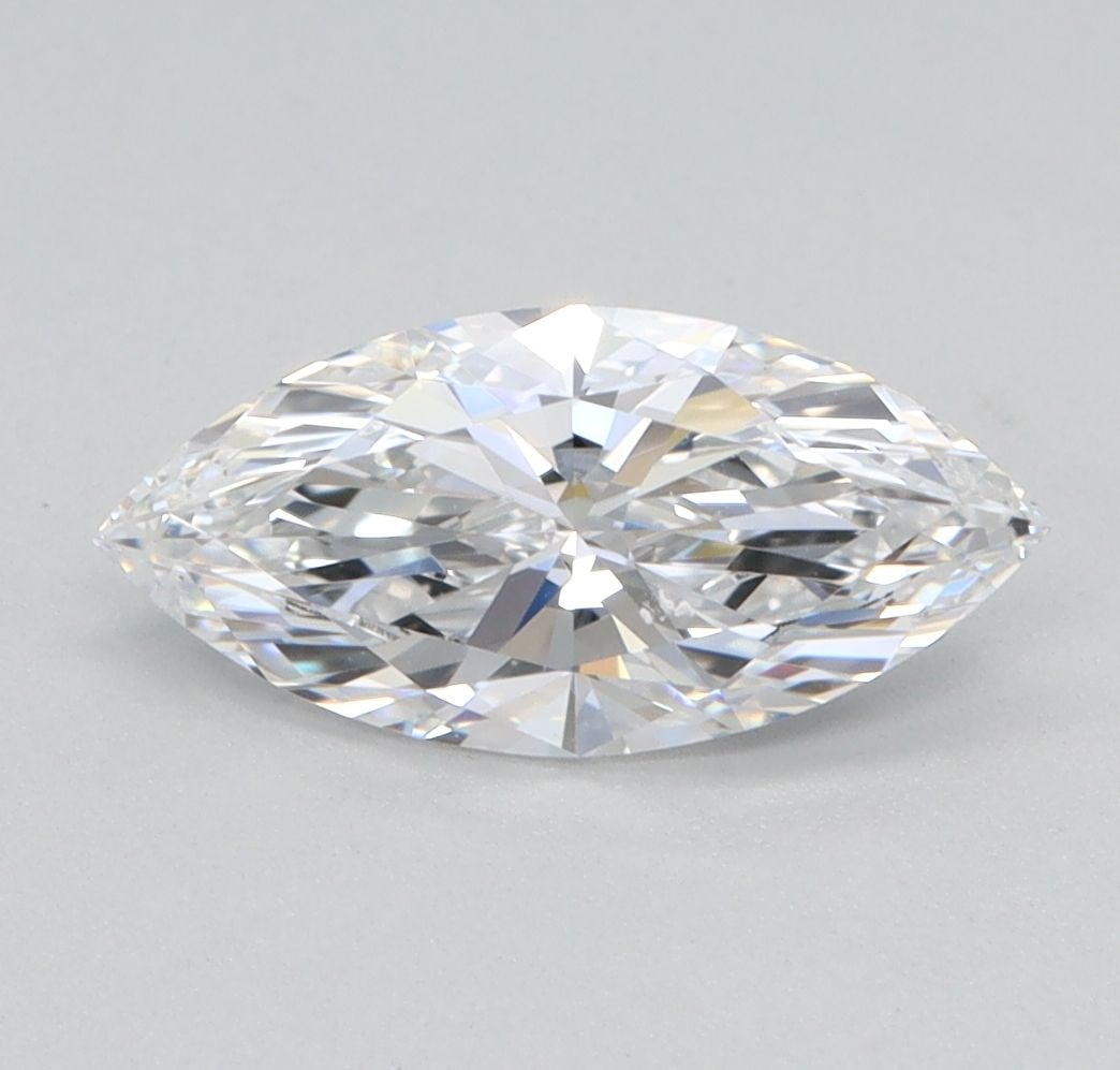 Loose Diamond - MARQUISE 0.9ct D VS1: Loose Diamond - MARQUISE 0.9ct D VS1 Source: This is a real non-mined Diamond that has been grown in a lab Shape: MARQUISE Carats: 0.9 Color: D Clarity: VS1 Certification: IGI Video: