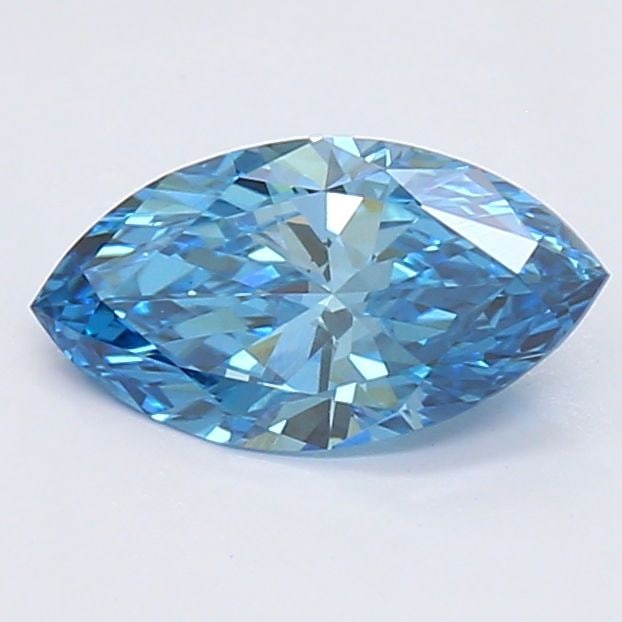 Loose Diamond - MARQUISE 0.51ct Fancy Vivid Blue VS1: Loose Diamond - MARQUISE 0.51ct Fancy Vivid Blue VS1 Source: This is a real non-mined Diamond that has been grown in a lab Shape: MARQUISE Carats: 0.51 Color: Fancy Vivid Blue Certification: NONE Vide