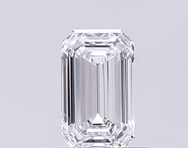 Loose Diamond - EMERALD 0.47ct D VVS2: Loose Diamond - EMERALD 0.47ct D VVS2 Source: This is a real non-mined Diamond that has been grown in a lab Shape: EMERALD Carats: 0.47 Color: D Clarity: VVS2 Certification: NONE PLEASE NOTE: Framed, 