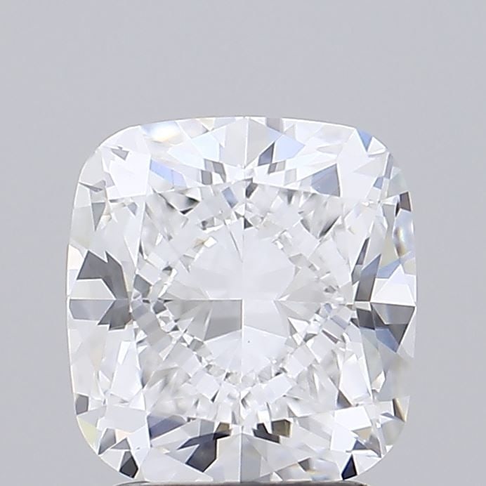 Loose Diamond - CUSHION MODIFIED 2.43ct D VVS2: Loose Diamond - CUSHION MODIFIED 2.43ct D VVS2 Source: This is a real non-mined Diamond that has been grown in a lab Shape: CUSHION MODIFIED Carats: 2.43 Color: D Clarity: VVS2 Certification: IGI Vide