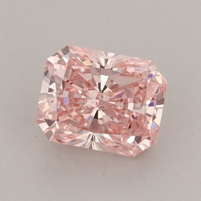Loose Diamond - RADIANT 0.85ct Fancy Vivid Pink VS2: Loose Diamond - RADIANT 0.85ct Fancy Vivid Pink VS2 Source: This is a real non-mined Diamond that has been grown in a lab Shape: RADIANT Carats: 0.85 Color: Fancy Vivid Pink Certification: IGI Video: