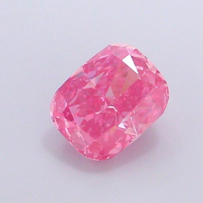 Loose Diamond - CUSHION MODIFIED 1.1ct Fancy Vivid Pink VS1: Loose Diamond - CUSHION MODIFIED 1.1ct Fancy Vivid Pink VS1 Source: This is a real non-mined Diamond that has been grown in a lab Shape: CUSHION MODIFIED Carats: 1.1 Color: Fancy Vivid Pink Certificat
