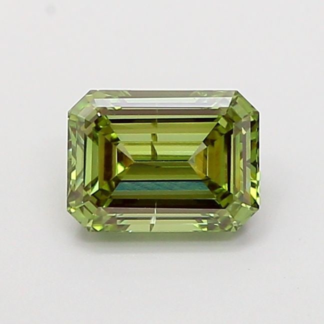 Loose Diamond - EMERALD 1.02ct Fancy Vivid Green SI2: Loose Diamond - EMERALD 1.02ct Fancy Vivid Green SI2 Source: This is a real non-mined Diamond that has been grown in a lab Shape: EMERALD Carats: 1.02 Color: Fancy Vivid Green Certification: IGI Video