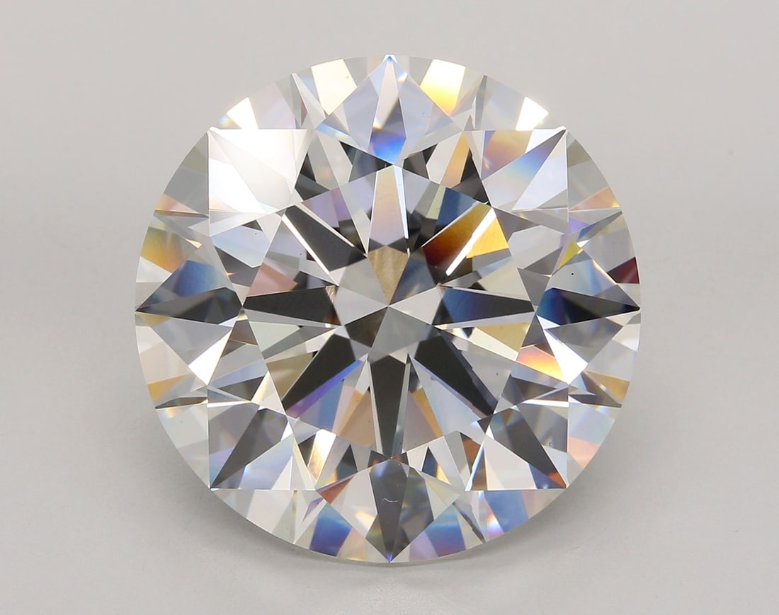 Ideal Loose Diamond - ROUND 28.32ct G VS1: Ideal Loose Diamond - ROUND 28.32ct G VS1 Source: This is a real non-mined Diamond that has been grown in a lab Shape: ROUND Carats: 28.32 Color: G Clarity: VS1 Certification: IGI Video: