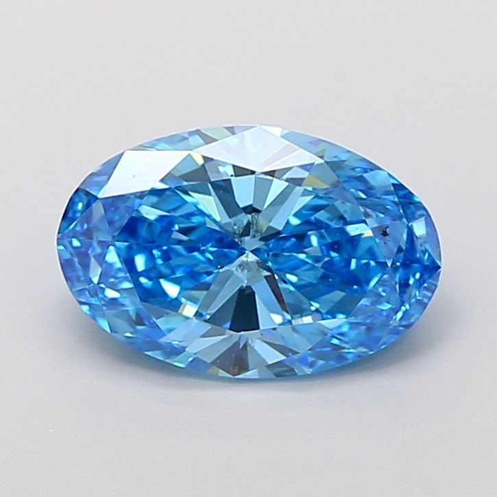 Loose Diamond - OVAL 2.01ct Fancy Vivid Blue SI1: Loose Diamond - OVAL 2.01ct Fancy Vivid Blue SI1 Source: This is a real non-mined Diamond that has been grown in a lab Shape: OVAL Carats: 2.01 Color: Fancy Vivid Blue Certification: IGI Video: