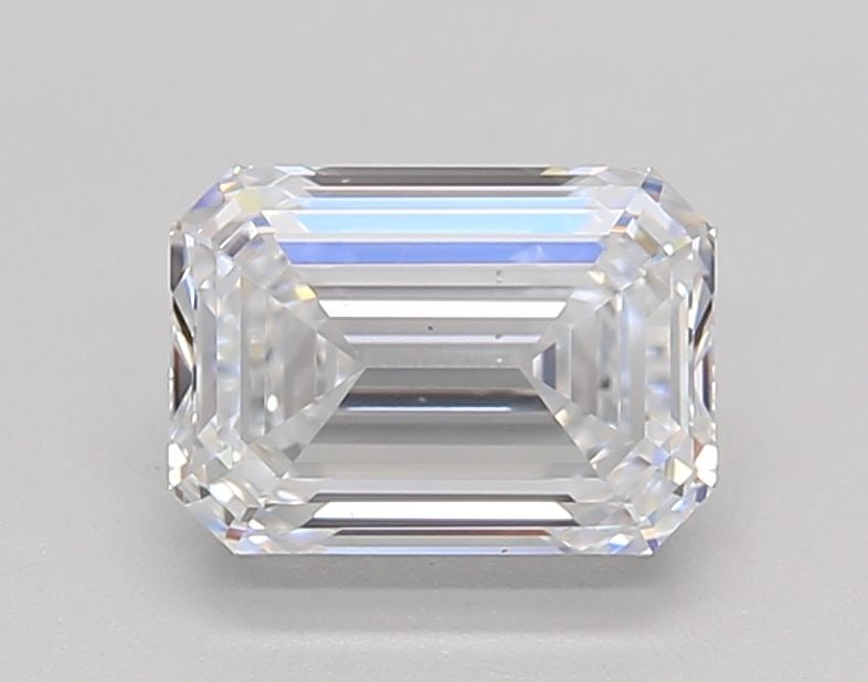 Loose Diamond - EMERALD 1.51ct D VS2: Loose Diamond - EMERALD 1.51ct D VS2 Source: This is a real non-mined Diamond that has been grown in a lab Shape: EMERALD Carats: 1.51 Color: D Clarity: VS2 Certification: IGI Video: