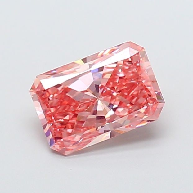 Loose Diamond - RADIANT 3.01ct Fancy Vivid Pink VS1: Loose Diamond - RADIANT 3.01ct Fancy Vivid Pink VS1 Source: This is a real non-mined Diamond that has been grown in a lab Shape: RADIANT Carats: 3.01 Color: Fancy Vivid Pink Certification: IGI Video: