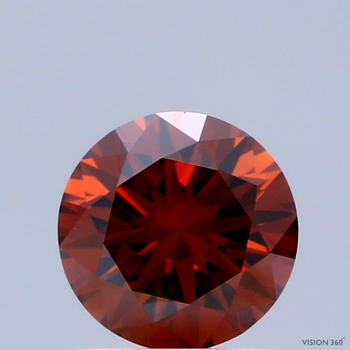 Loose Diamond - ROUND 0.7ct Fancy Deep Orange VS1: Loose Diamond - ROUND 0.7ct Fancy Deep Orange VS1 Source: This is a real non-mined Diamond that has been grown in a lab Shape: ROUND Carats: 0.7 Color: Fancy Deep Orange Certification: IGI Video: