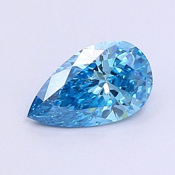 Loose Diamond - PEAR 0.45ct Fancy Vivid Blue VS1: Loose Diamond - PEAR 0.45ct Fancy Vivid Blue VS1 Source: This is a real non-mined Diamond that has been grown in a lab Shape: PEAR Carats: 0.45 Color: Fancy Vivid Blue Certification: IGI Video: