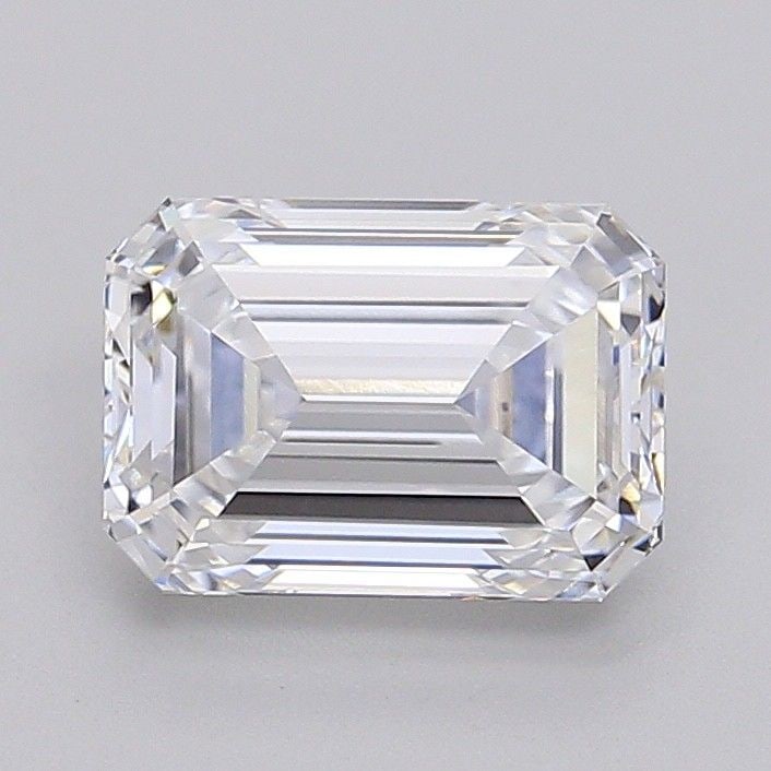 Loose Diamond - EMERALD 2.35ct D VVS2: Loose Diamond - EMERALD 2.35ct D VVS2 Source: This is a real non-mined Diamond that has been grown in a lab Shape: EMERALD Carats: 2.35 Color: D Clarity: VVS2 Certification: IGI Video: