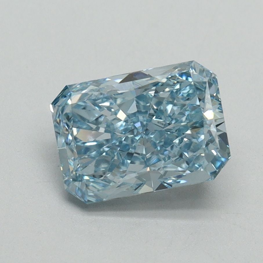 Loose Diamond - RADIANT 1.5ct Fancy Vivid Blue VS2: Loose Diamond - RADIANT 1.5ct Fancy Vivid Blue VS2 Source: This is a real non-mined Diamond that has been grown in a lab Shape: RADIANT Carats: 1.5 Color: Fancy Vivid Blue Certification: IGI Video: