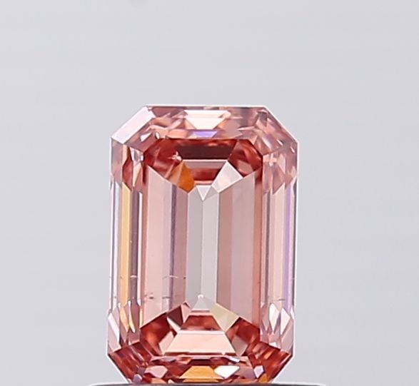 Loose Diamond - EMERALD 1.06ct Fancy Intense Pink VS2: Loose Diamond - EMERALD 1.06ct Fancy Intense Pink VS2 Source: This is a real non-mined Diamond that has been grown in a lab Shape: EMERALD Carats: 1.06 Color: Fancy Intense Pink Certification: IGI Vid