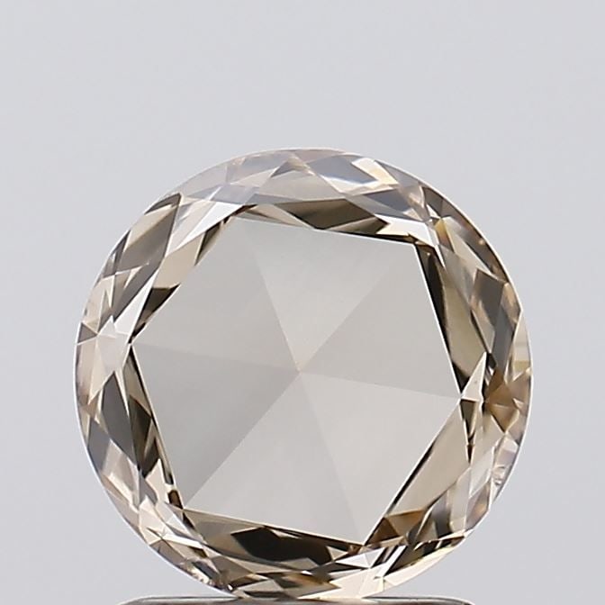 Loose Diamond - ROSE 1.14ct Fancy Light Yellowish Brown VS1: Loose Diamond - ROSE 1.14ct Fancy Light Yellowish Brown VS1 Source: This is a real non-mined Diamond that has been grown in a lab Shape: ROSE Carats: 1.14 Color: Fancy Light Yellowish Brown Certificat