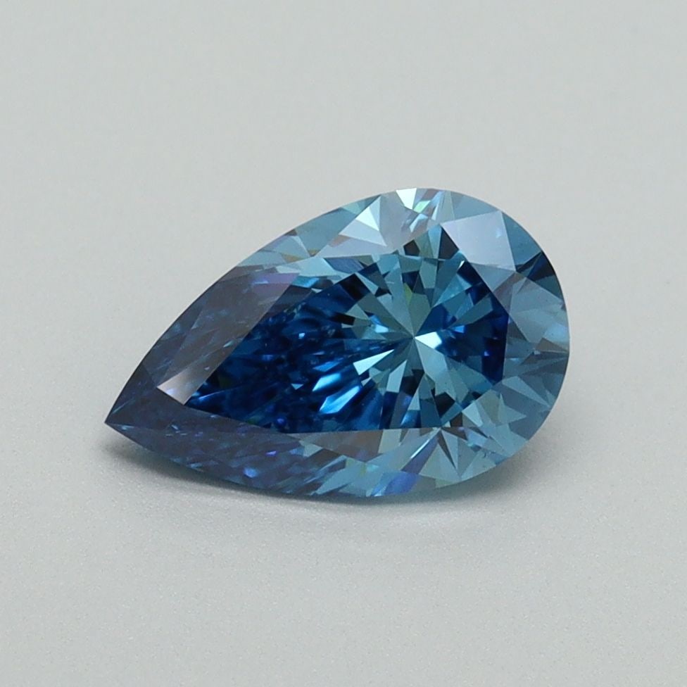 Loose Diamond - PEAR 1.1ct Fancy Vivid Blue VS1: Loose Diamond - PEAR 1.1ct Fancy Vivid Blue VS1 Source: This is a real non-mined Diamond that has been grown in a lab Shape: PEAR Carats: 1.1 Color: Fancy Vivid Blue Certification: IGI Video: