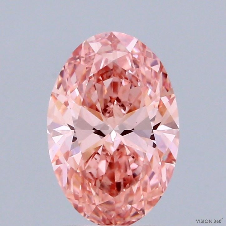 Loose Diamond - OVAL 1.56ct Fancy Vivid Pink VVS2: Loose Diamond - OVAL 1.56ct Fancy Vivid Pink VVS2 Source: This is a real non-mined Diamond that has been grown in a lab Shape: OVAL Carats: 1.56 Color: Fancy Vivid Pink Certification: IGI Video: