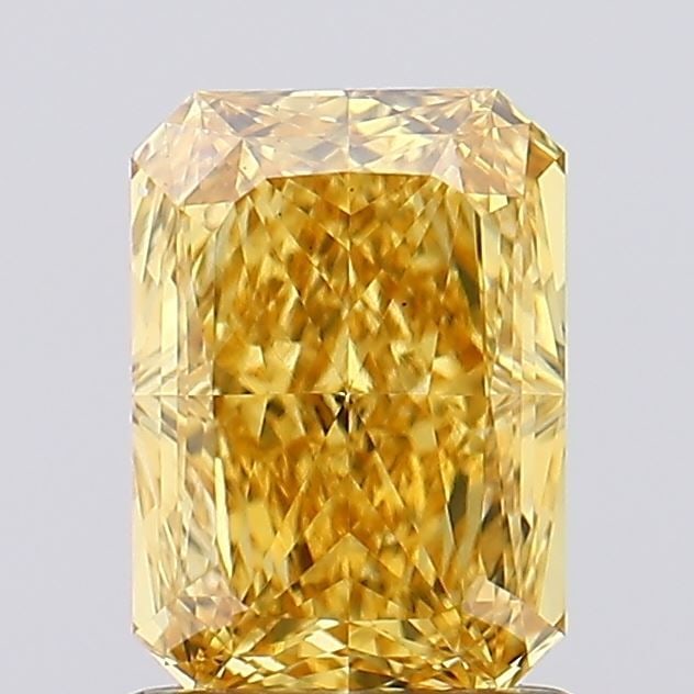 Loose Diamond - RADIANT 1.32ct Fancy Vivid Yellow VS1: Loose Diamond - RADIANT 1.32ct Fancy Vivid Yellow VS1 Source: This is a real non-mined Diamond that has been grown in a lab Shape: RADIANT Carats: 1.32 Color: Fancy Vivid Yellow Certification: IGI Vid