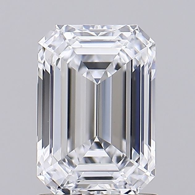 Loose Diamond - EMERALD 1.56ct D VVS2: Loose Diamond - EMERALD 1.56ct D VVS2 Source: This is a real non-mined Diamond that has been grown in a lab Shape: EMERALD Carats: 1.56 Color: D Clarity: VVS2 Certification: IGI Video: Video Link