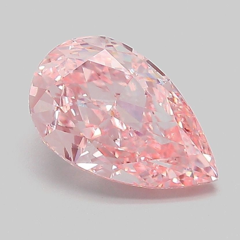 Loose Diamond - PEAR 2.08ct Fancy Vivid Pink VVS2: Loose Diamond - PEAR 2.08ct Fancy Vivid Pink VVS2 Source: This is a real non-mined Diamond that has been grown in a lab Shape: PEAR Carats: 2.08 Color: Fancy Vivid Pink Certification: IGI Video: