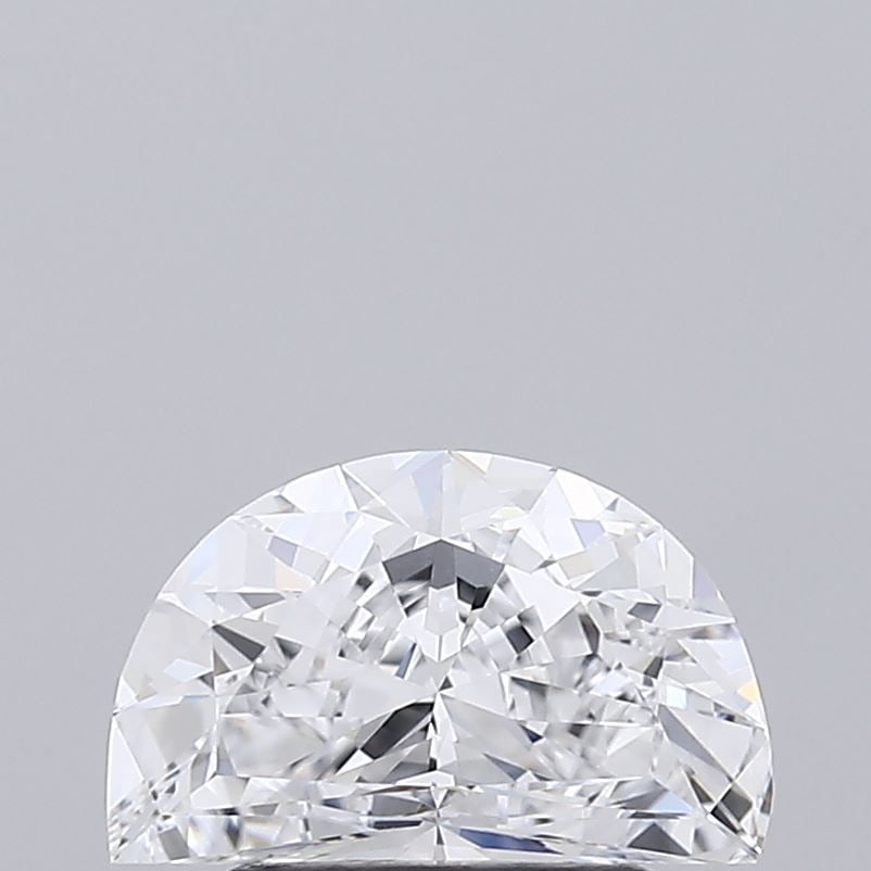 Loose Diamond - HALF MOON 1.35ct E VVS2: Loose Diamond - HALF MOON 1.35ct E VVS2 Source: This is a real non-mined Diamond that has been grown in a lab Shape: HALF MOON Carats: 1.35 Color: E Clarity: VVS2 Certification: IGI Video: