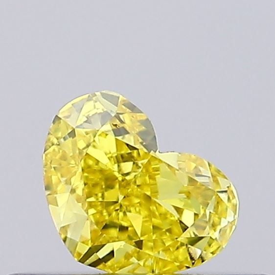 Loose Diamond - HEART 0.22ct Fancy Vivid Yellow VS1: Loose Diamond - HEART 0.22ct Fancy Vivid Yellow VS1 Source: This is a real non-mined Diamond that has been grown in a lab Shape: HEART Carats: 0.22 Color: Fancy Vivid Yellow Certification: IGI Video: