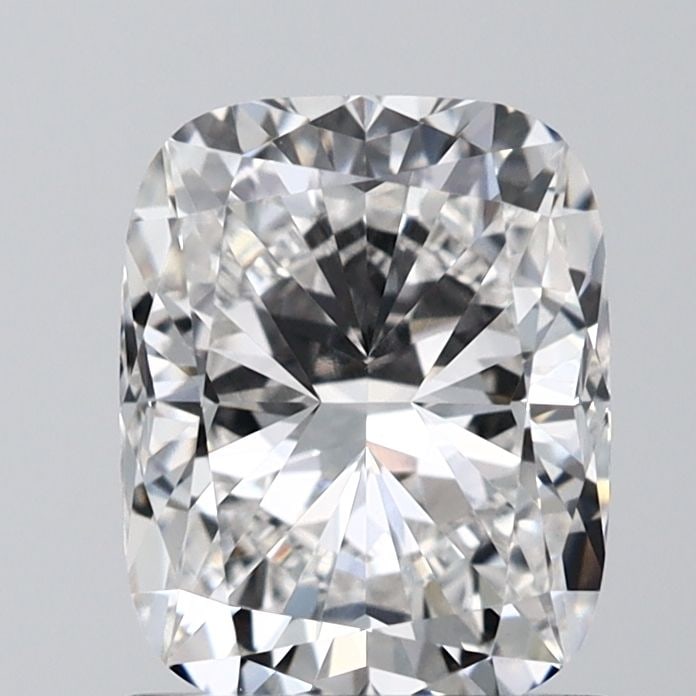 Loose Diamond - CUSHION BRILLIANT 1.29ct E VVS2: Loose Diamond - CUSHION BRILLIANT 1.29ct E VVS2 Source: This is a real non-mined Diamond that has been grown in a lab Shape: CUSHION BRILLIANT Carats: 1.29 Color: E Clarity: VVS2 Certification: IGI Vi