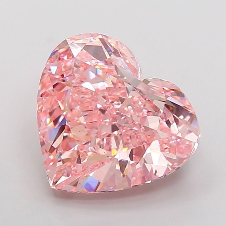 Loose Diamond - HEART 10.0ct Fancy Vivid Pink VS2: Loose Diamond - HEART 10.0ct Fancy Vivid Pink VS2 Source: This is a real non-mined Diamond that has been grown in a lab Shape: HEART Carats: 10.0 Color: Fancy Vivid Pink Certification: IGI Video: